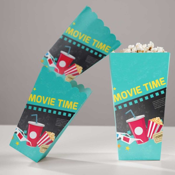 Custom Printed Popcorn Boxes