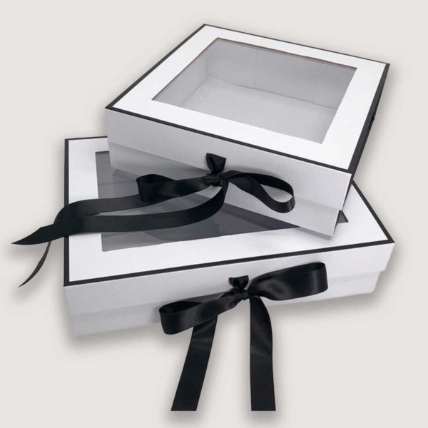 custom collapsible boxes with window