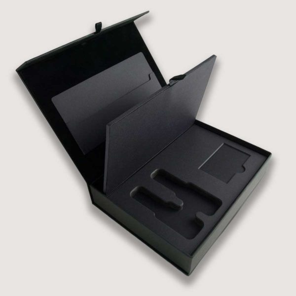 Flip Top Rigid Box with Foam Insertion