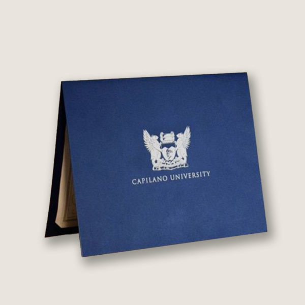 royal blue certificate holders by emans packaging